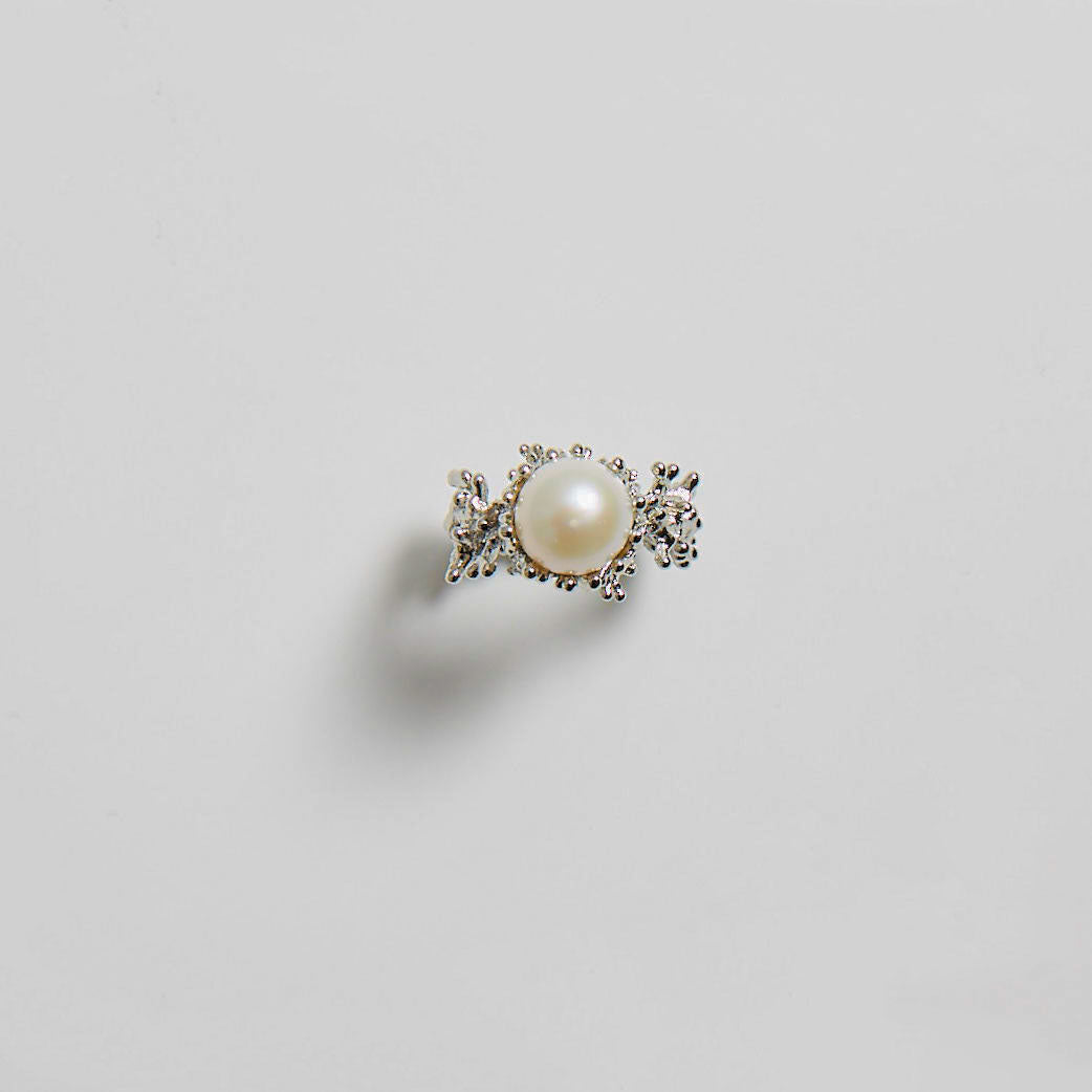 NEW　takuma ciel orijinal design white pearl size free ring/second version